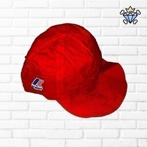 K-WAY UNISEX PACKABLE RED BASEBALL HAT